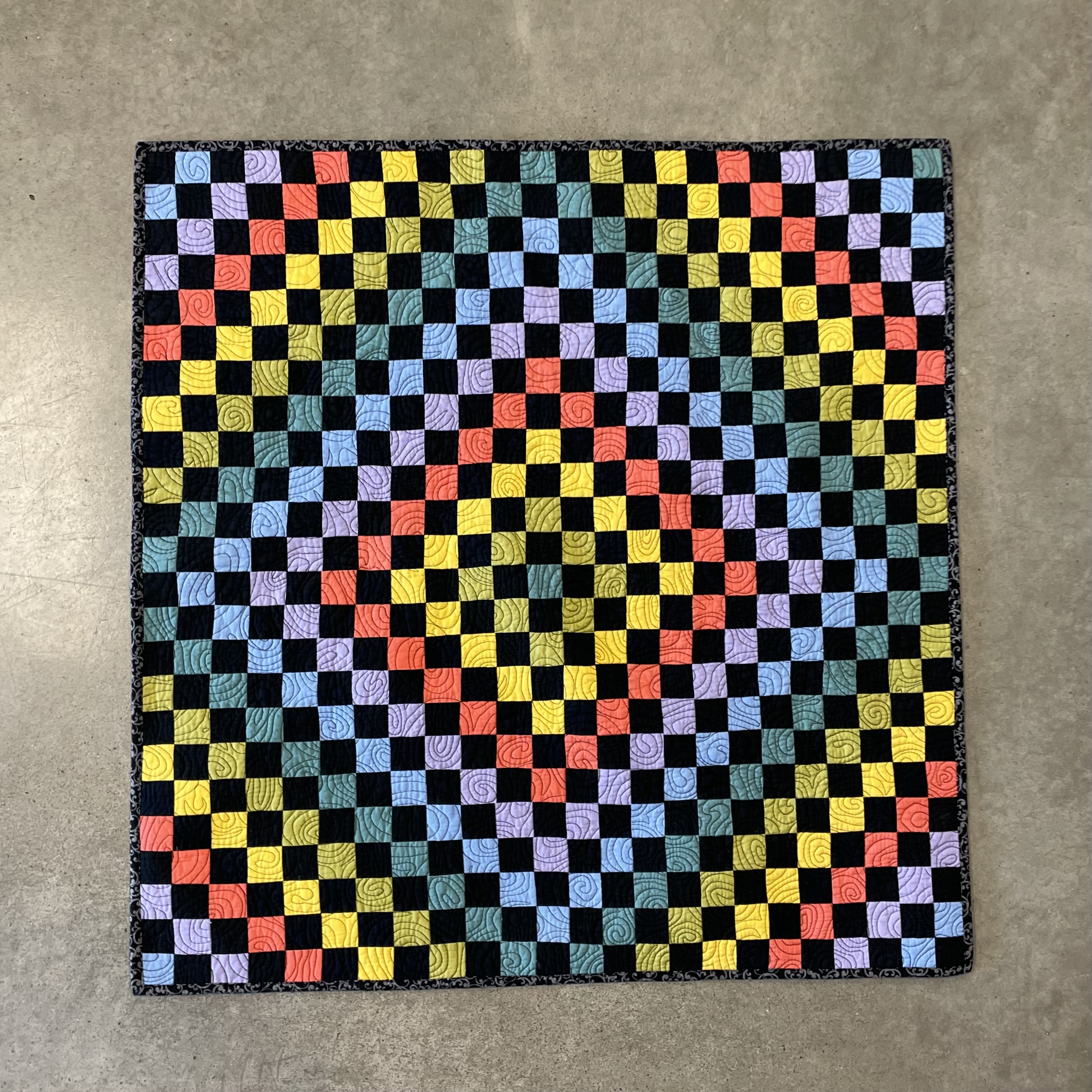 Trip Around the World Quilt - Front